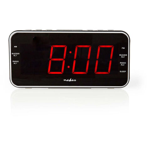 Digital clock radio  led display  1x 35 mm audio input  time projection  am  fm  snooze function  sleep timer  number of alarms 2  black 38740433 38740433 38740433 38740433 38740433