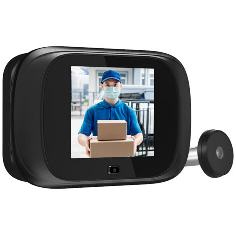 Digital Door Viewer Front Door Peephole Camera 2.8-inch Color Display Screen Monitor 90 Degree Wide Angle Home Visual Doorbell Peephole Viewer for Home Apartment Security System Wireless Viewer Camer