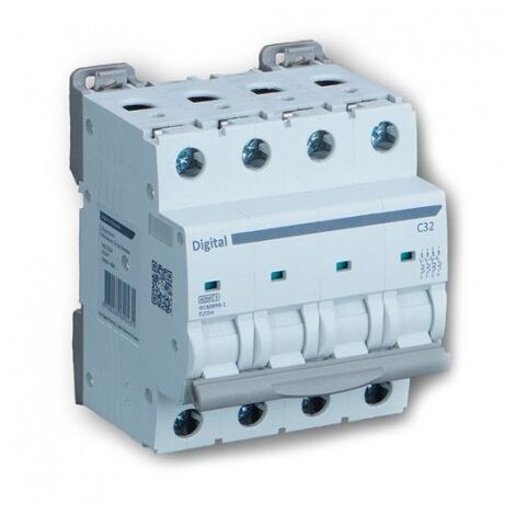 Digital Electric 02046 Disjoncteur 4x10 A C6 kA