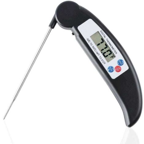 Digital Food Thermometer Foldable Probe Meat Steak BBQ Temperature Gauge Water Oil Thermometer Kitchen Cooking Tools