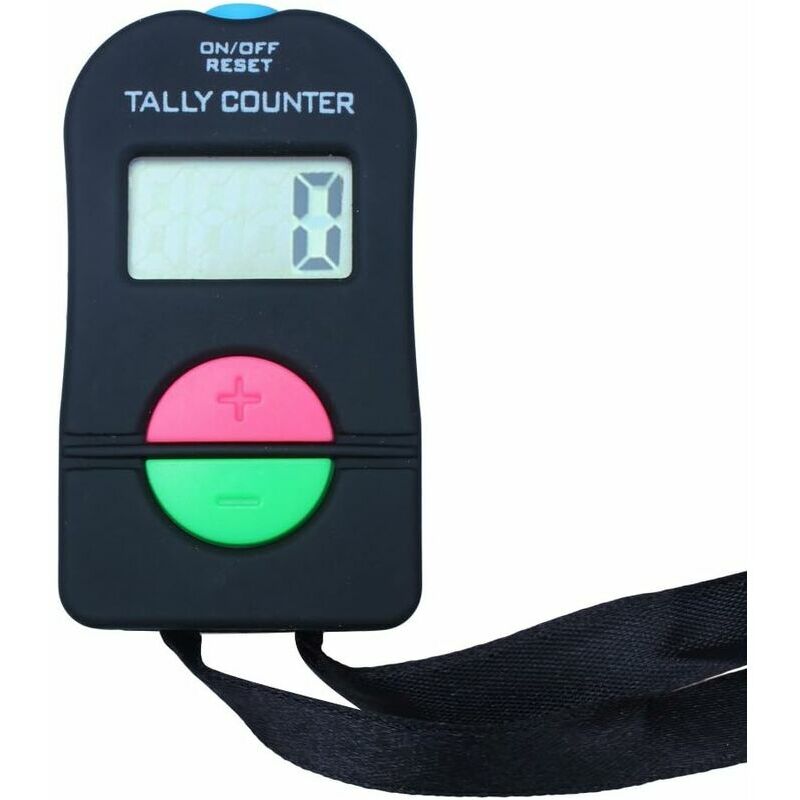 Hoopzi - Digital Handheld Counter Electronic Manual Clicker Add / Subtract Pattern for Golf Sports