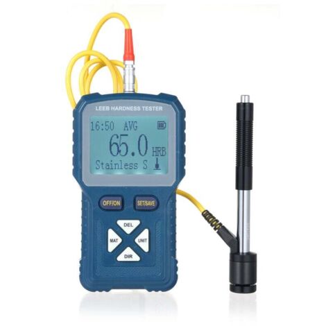 Digital Hardness Tester, Portable Durometer, TFT Color Screen, ABS Hardness Meter, High Precision HLD/HB/HV/HS/HRA/HRB/HRC