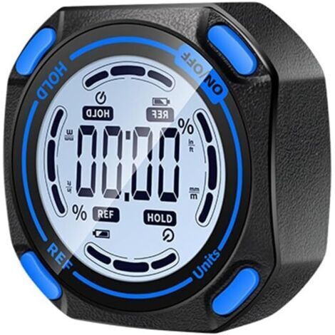 Digital Inclinometer - Angle Finder - Slope Gauge - 0.1° Accuracy - Large LCD Screen - Automatic Rotation - Hold Function - For Woodworking, Construction
