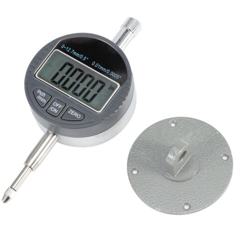 Digital Indicator Dial Test Gauge Electronic Depth Measurement Probe LCD Display 0-12.7mm