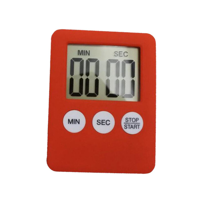 Digital Kitchen Cooking Timer Countdown Timer for Cooking with Large Number Display 99 Minutes 59 Seconds Setting,model:Red