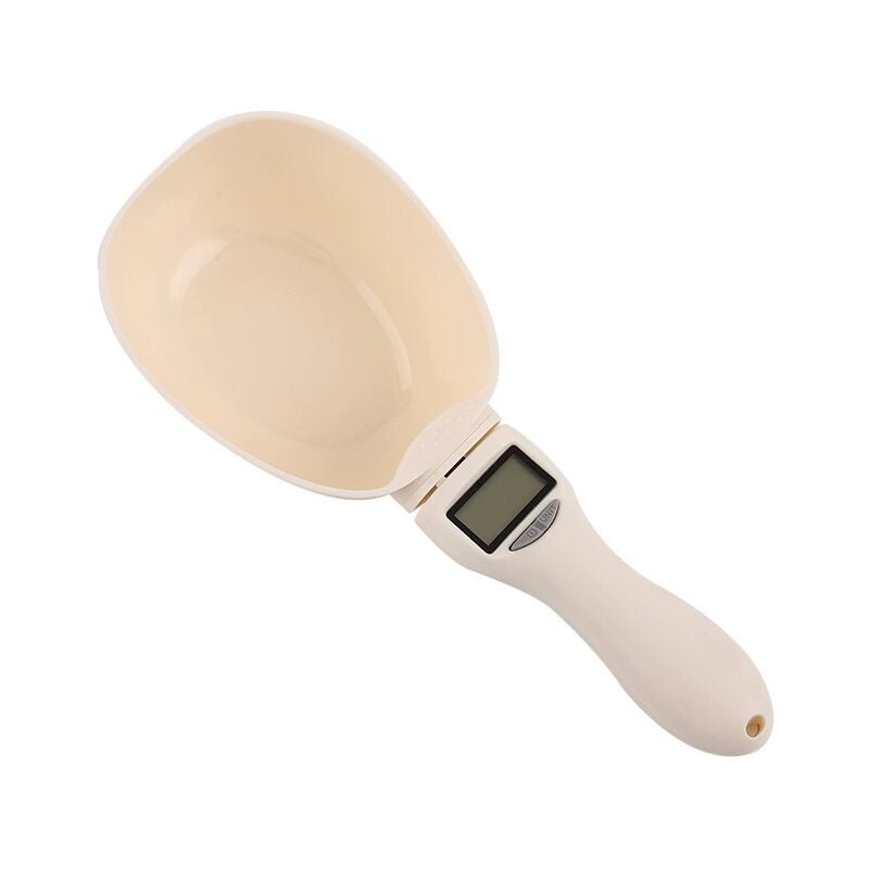 Digital Kitchen Scales 1g Accuracy: 800g Digital Kitchen Scales with LCD Display Removable Measuring Spoon for Dog Food, Milk Powder, Spices and Food
