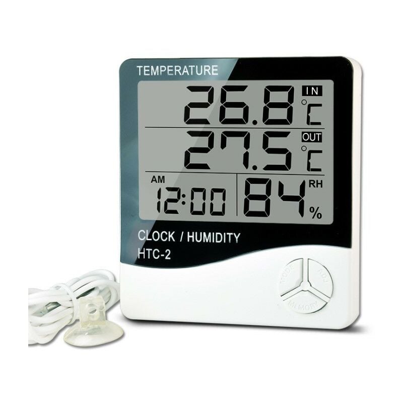 Digital lcd Thermohygrometer, Greenhouse Indoor Thermometer Monitor