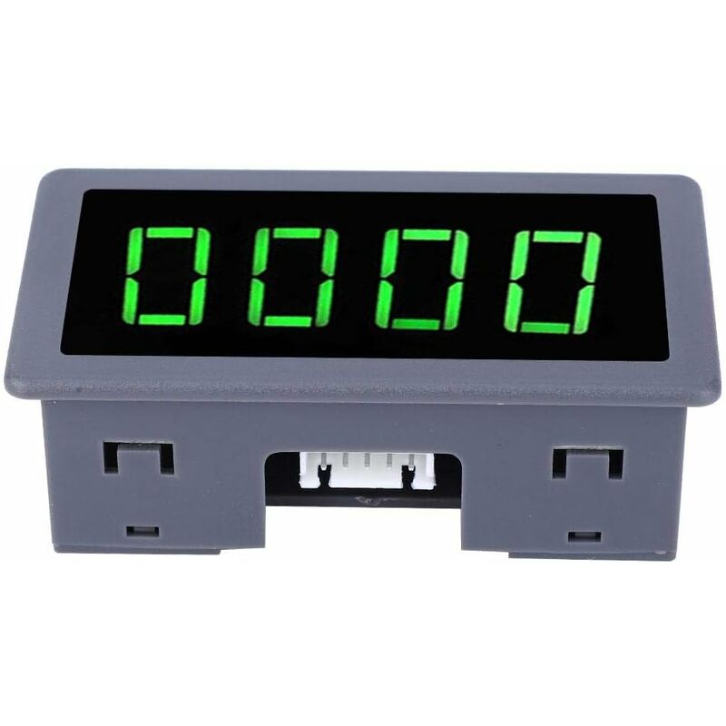 Digital led Speedometer Tachometer Tachometer + Green npn Sensor Detector Proximity Sensor for rpm Measurement (Green)