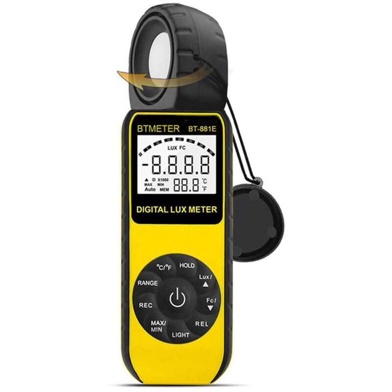 Digital Luxmetre Numerique Luminosité/Clair au Mètre,Mesureurs de Lumière
