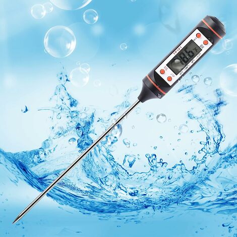 Digital Meat Thermometer with Probe, Instant Read Food Thermometer for  Grilling BBQ, Kitchen Cooking, Baking, Liquids, Candy & Air Fryer - IP67