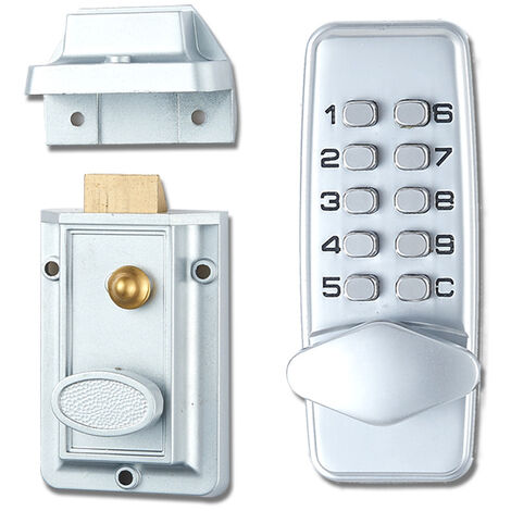 Digital Mechanical Password Blocco porta, 2-4 cifre Codice meccanico Porta per esterni Blocco serratura Password password Password password Password password Password