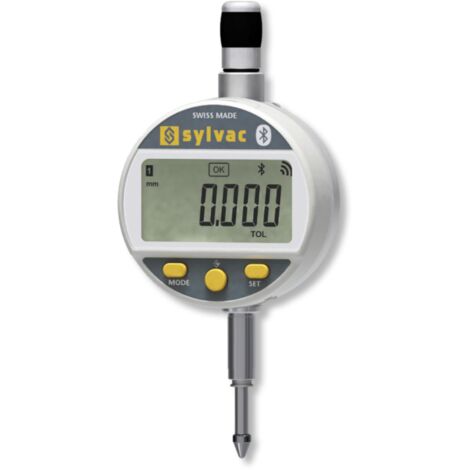 Digital-Messuhren SDial Work SMART mit LED Toleranzampel mit Bluetooth 25/0,001 mm