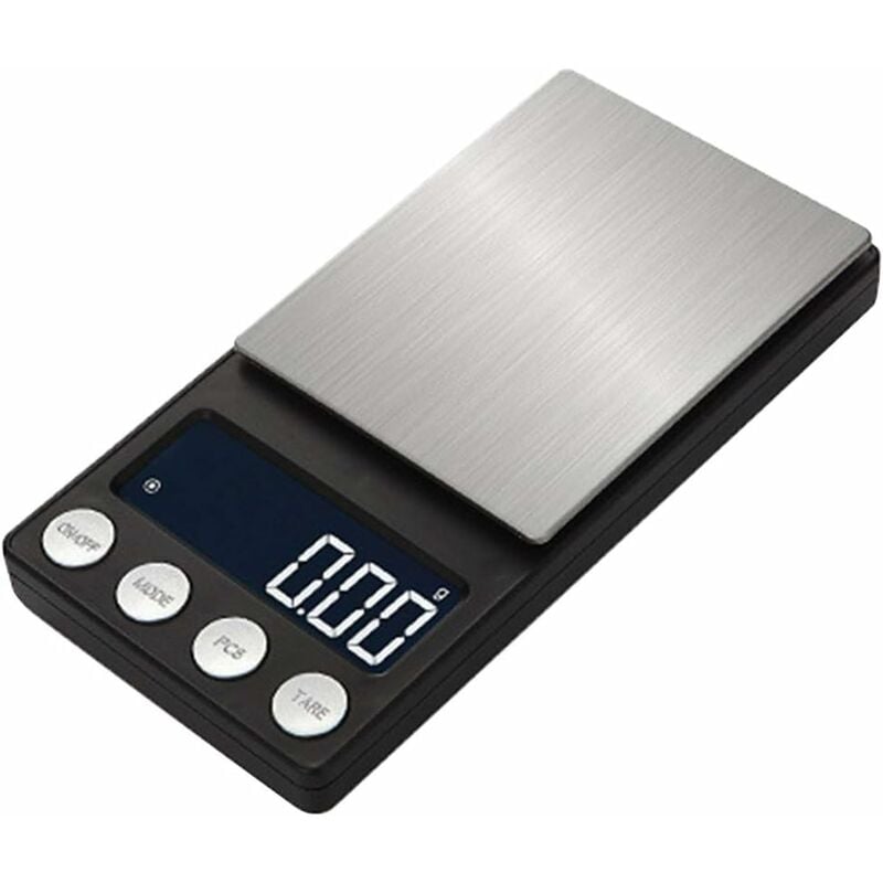 Digital Milligram Scale 50 x 0.001g - Mini lcd Digital Pocket Lab Weight Scale Electronic Jewelry Scale With Weighing Pans Tray(500g/0.01g)