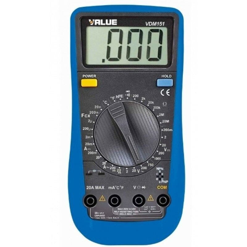 Digital Multimeter 0 c to 40 c Overload protected