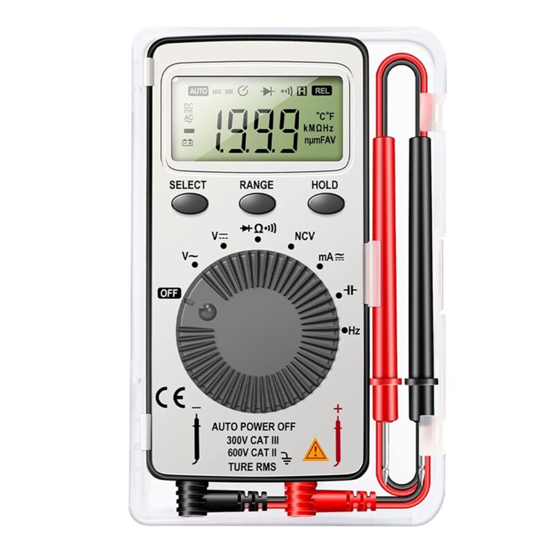 Image of Digital-Multimeter Auto-Ranging Voltmeter Tester Meter Spannung Tasche Multi mit NCV-Kontakt