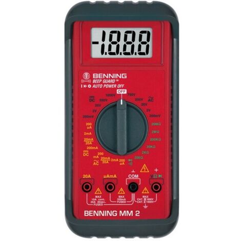 Digital Multimetro Mm-1 A Mm 7-1, Display Lcd