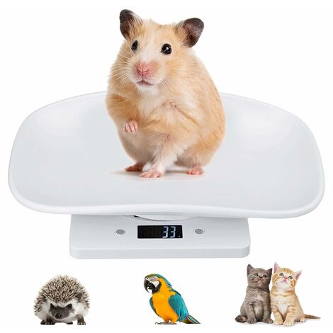 Digital Pet Scale Cat Scale Food Weight Mini Scale LCD Electronic Scales  for Measure Small Dog Cat Small Animals Pet Food (Mini Pet Scale)