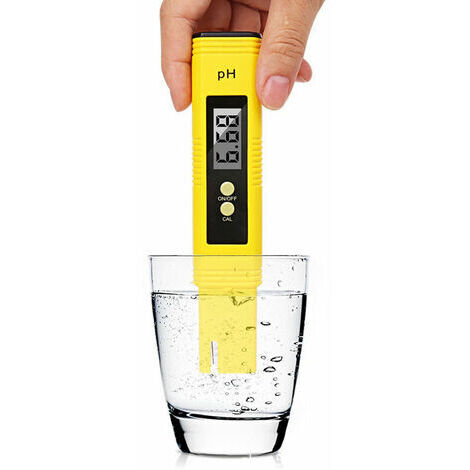 Digital PH Meter, ATC Water Quality Tester with 0-14 PH Measuring Range, Home Use PH Tester,