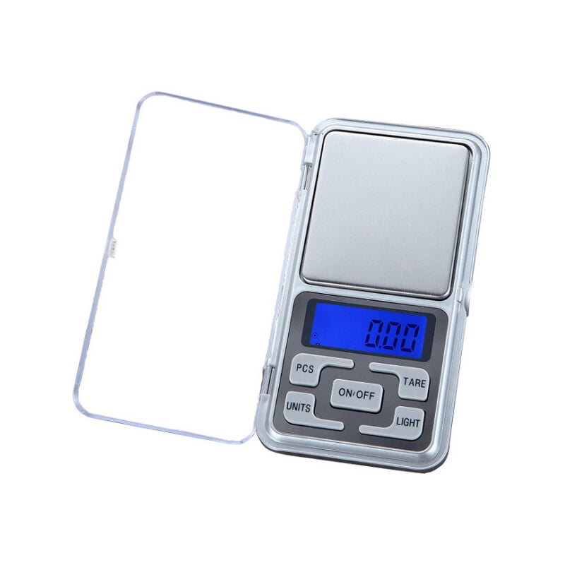 Digital Pocket Jewelry Scale Scale Graduated in Milligrams High Accuracy 1.1lb / 500g (0.01g) Reloading for Jewelry and Gemstones Small Electronic