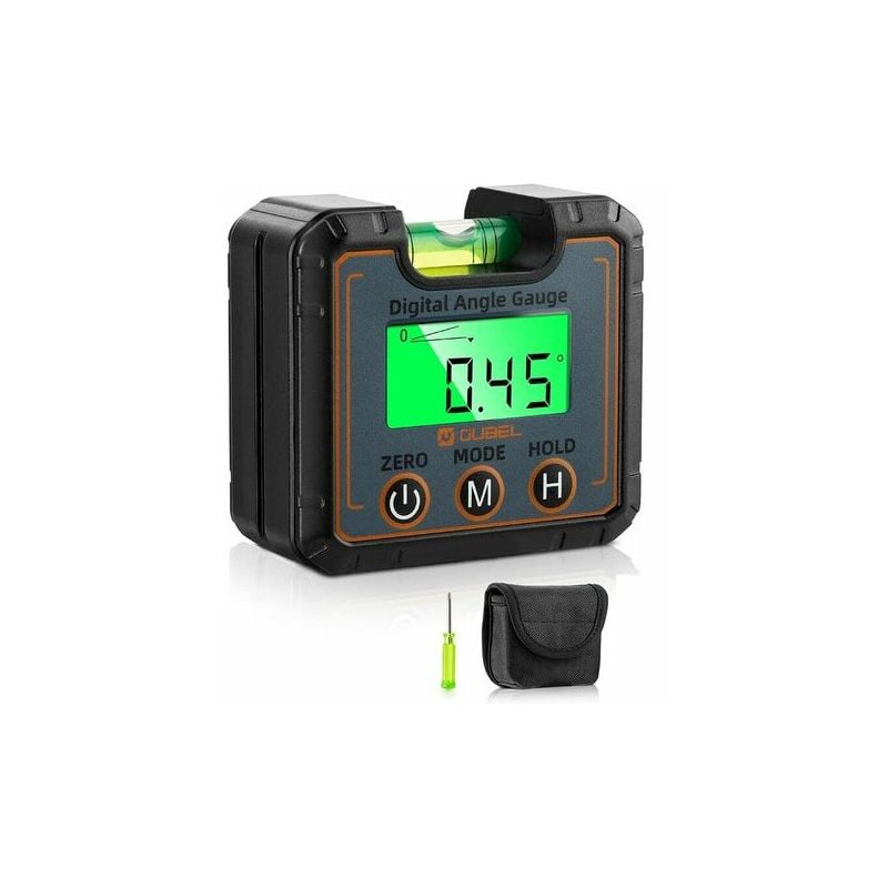 Digital Protractor Inclinometer, Inclinometer, Electronic Level with lcb Display, Strong Magnetic Force with Screen Hold and Flip Function