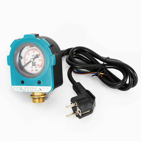 Digital Pumpensteuerung Pumpenschalter Druckschalter Druckregelschalter Ein Aus 0-10Bar 220V Tauch- Tiefbrunnen Durchflusswächter 0-10 Bar