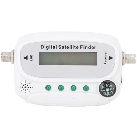 Digital Satellite Finder , TV Antenne Force Dectector with Compass & Buzzer Alarm, 13-18VDC, pour Satellite C/KA, Alignement D'antenne à Vaisselle