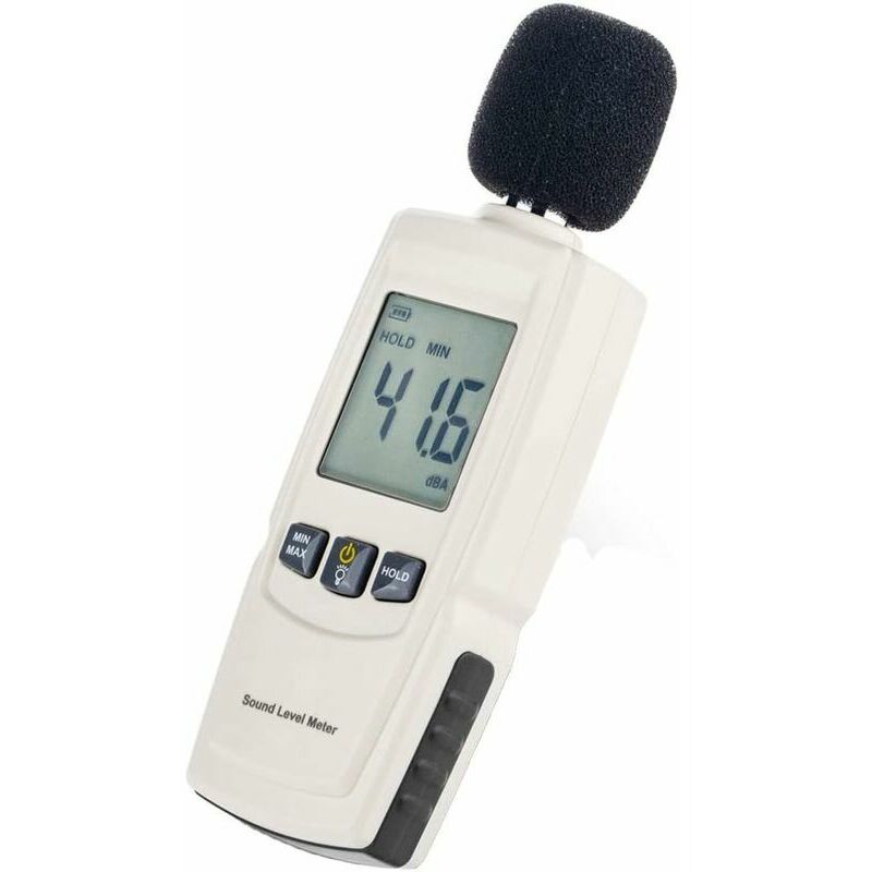 Tumalagia - Digital Sound Level Meter, Digital Decibel Tester 30-130dB Range, Sound Level Meter Decibel Meter with lcd Display for Home, Office,