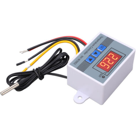 Digital Temperature Controller Thermostat Heating Cooling Switch with Waterproof Probe 10A 110-220V 1500W