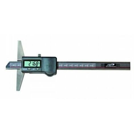 LCD Digitaler Tiefenlehre Tiefenmesser 0-80mm Messschieber Höhenmessgerät DIY 