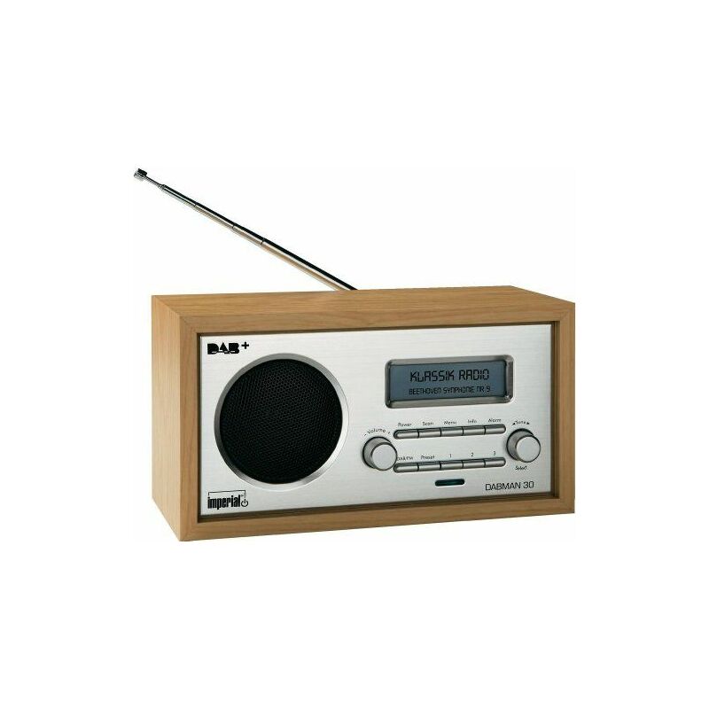 Image of Telestar 22-130-00 Imperial Dabman 30 - Radio digitale (dab+/dab/fm, aux-in, alimentatore incluso), marrone [Importato dalla Germania].