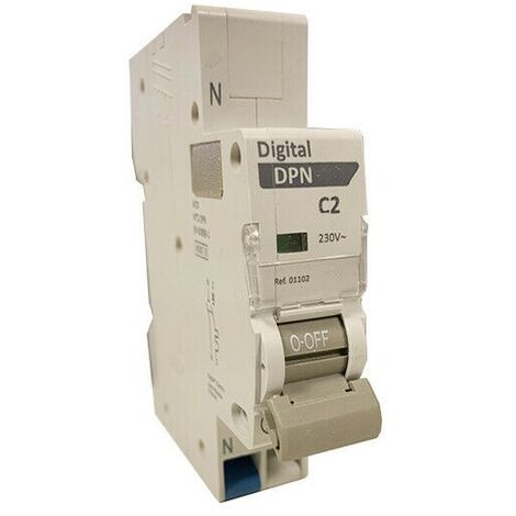 Digitale 01102 Interruttore Ph+N 2A 230V curva C 4,5kA