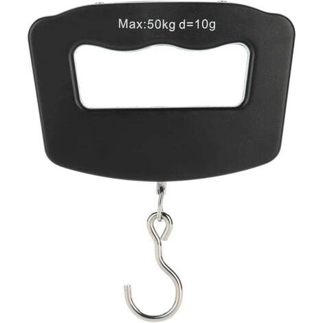 Digitale Gepäckwaage, 50 kg/10 g, tragbare Reisegepäckwaage, Gepäckwaage, Angelwaage, Kofferwaage für den Post-Reise-Einkauf, Heimgebrauch