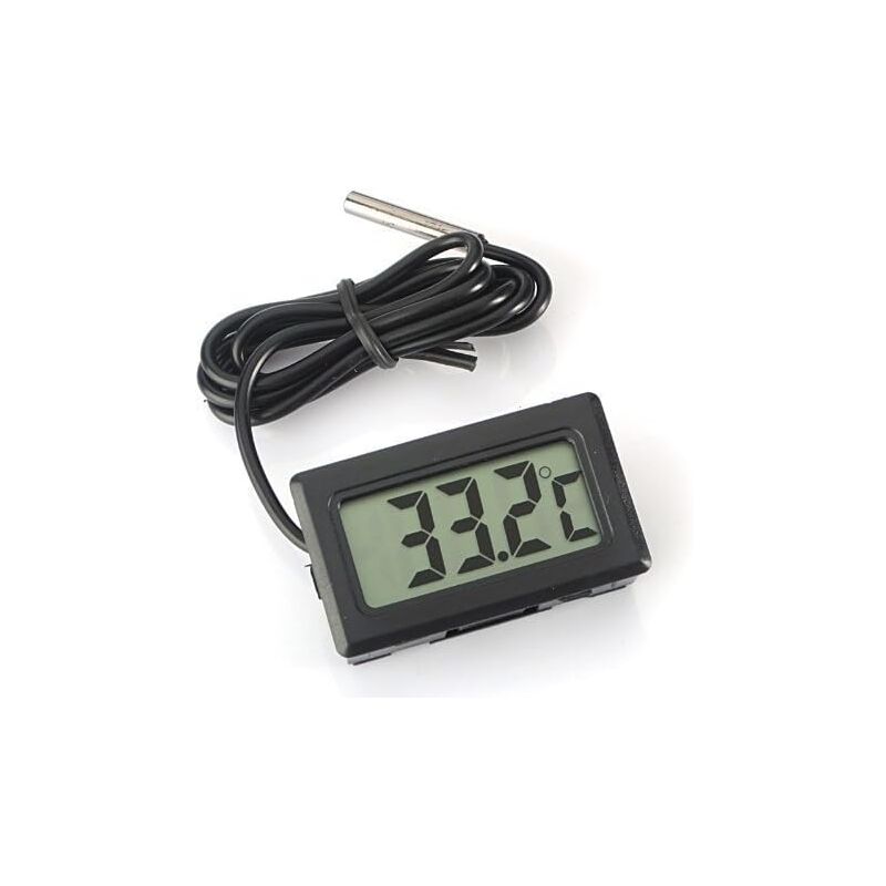 Image of ZVD - Digitales LCD-Thermometer mit externer Sonde - Temperaturmonitor