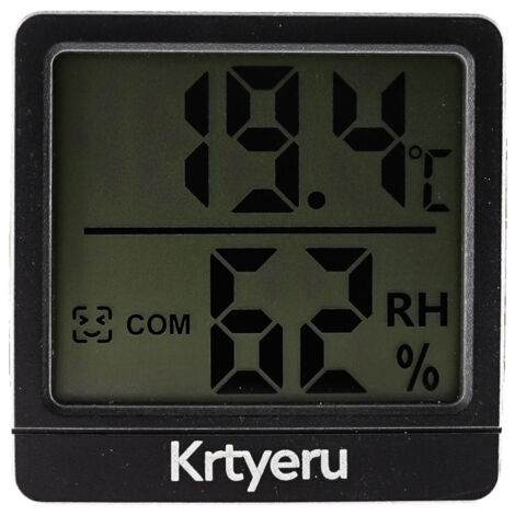 Digitale Thermo-Hygrometer, 4er Set - Luftfeuchtigkeitsmessgerät für den Innenraum
