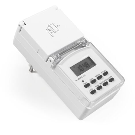 Elektrofachmarkt-online - Steckdosen-Zeitschaltuhr mit Mittenschutzkontakt  (Typ E)