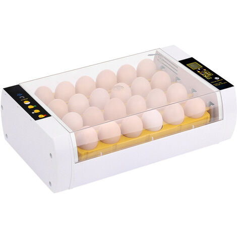 Enten Wachteln GREENS Eier Inkubator 7 Eier Vollautomatischer LCD Digitaler Eierinkubato Eier Brutautomat Mit Temperaturregelung Kleiner Geflügel Inkubator Brutapparat Brutkasten Für Hühner 