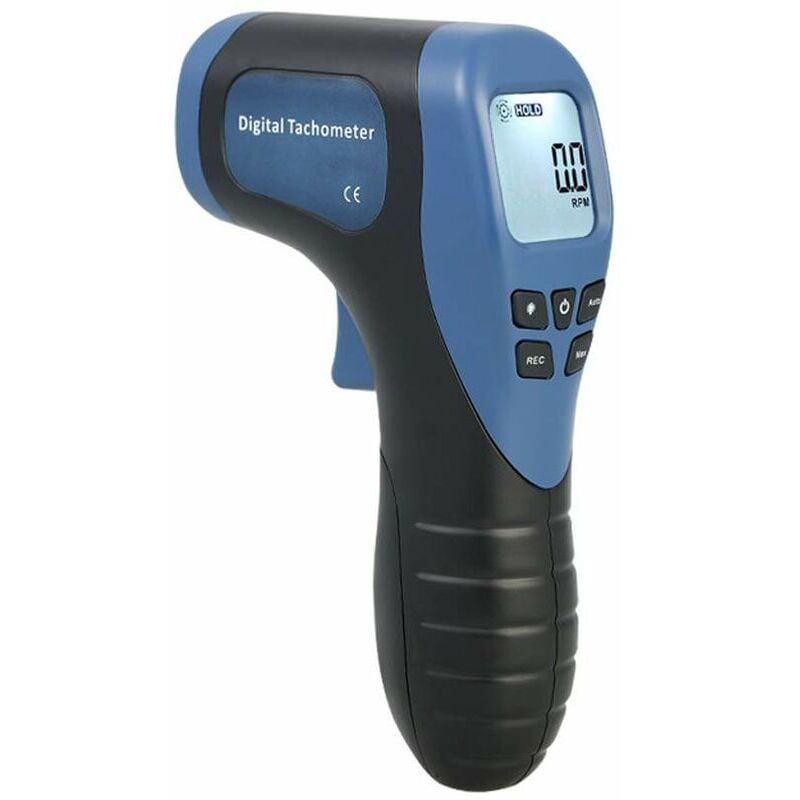 Image of Digitaler Drehzahlmesser, berührungsloser Rotationstester.