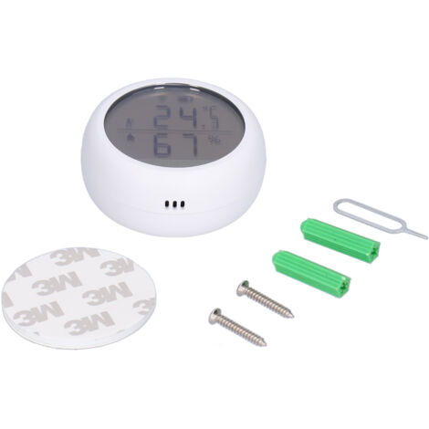 Digitaler intelligenter Luftdetektor – Mini-Temperatur- und Feuchtigkeitssensor zur Wandmontage