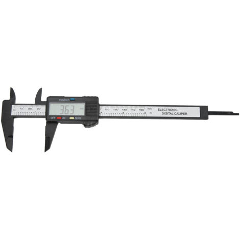 Digitaler Kohlefaser-Messschieber 0-150 mm mit LCD-Bildschirm
