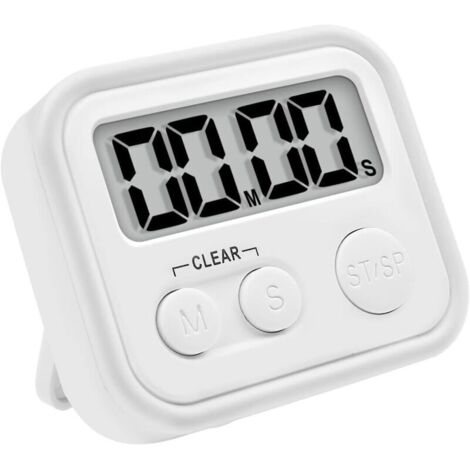 Digitaler Küchentimer zum Kochen, magnetischer Timer mit lautem Alarm und Countdown-Timer zum Kochen, Lernen und Trainieren