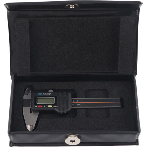 Digitaler Messschieber, tragbarer digitaler elektronischer Messschieber für mechanische Messungen, 50 mm, Material: Edelstahl 3CR13.