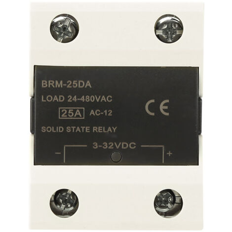 Digitaler PID-Temperaturregler AC 110-240 V, Komplettset mit Thermoelement-Sonde Typ K M6 1 m und 25-A-SSR-Relais, Bereich 0-400 °C