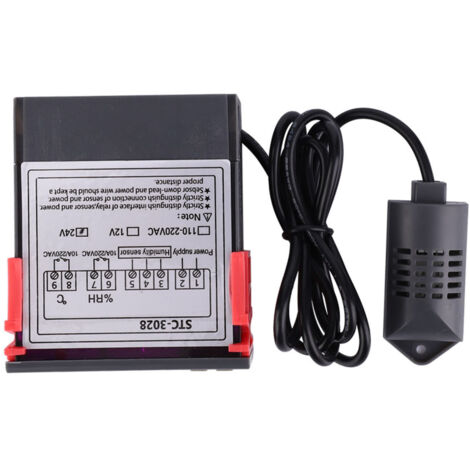 Digitaler Regler STC-3028 für Temperatur- und Feuchtigkeitsmanagement, integrierter 24-V-Sensor