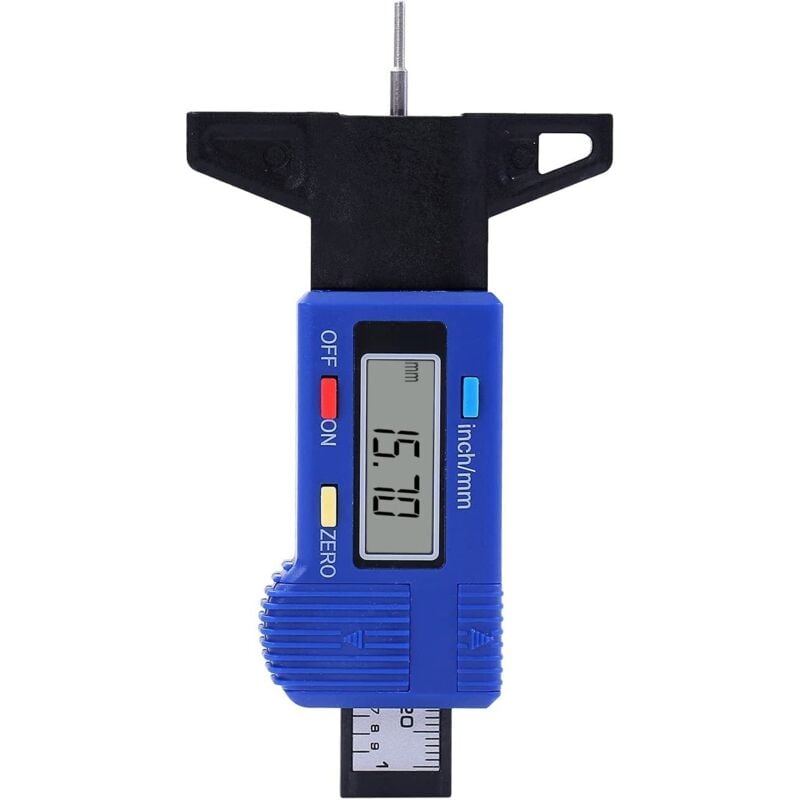 Image of Digitaler Reifentiefenmesser aus Kohlefaser, geeignet für Pkw, Motorräder, Lieferwagen und Lkw