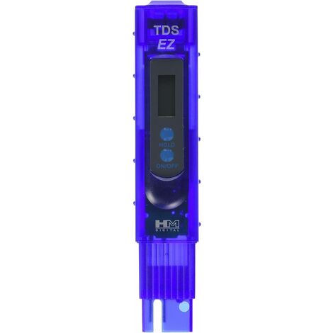 Digitaler TDS-EZ-Wasserqualitäts-TDS-Tester, Messbereich 0–9990 ppm, Auflösung 1 ppm, Genauigkeit von +/-3 % des Messwerts