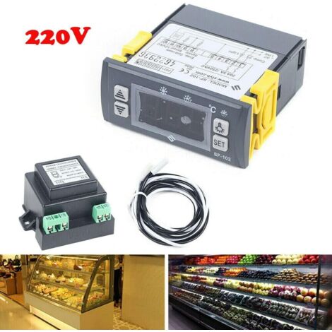 Digitaler Temperaturregler SF-102 – Digitaler LCD-Thermostat – Kühlung für Kühlschränke – 220 V