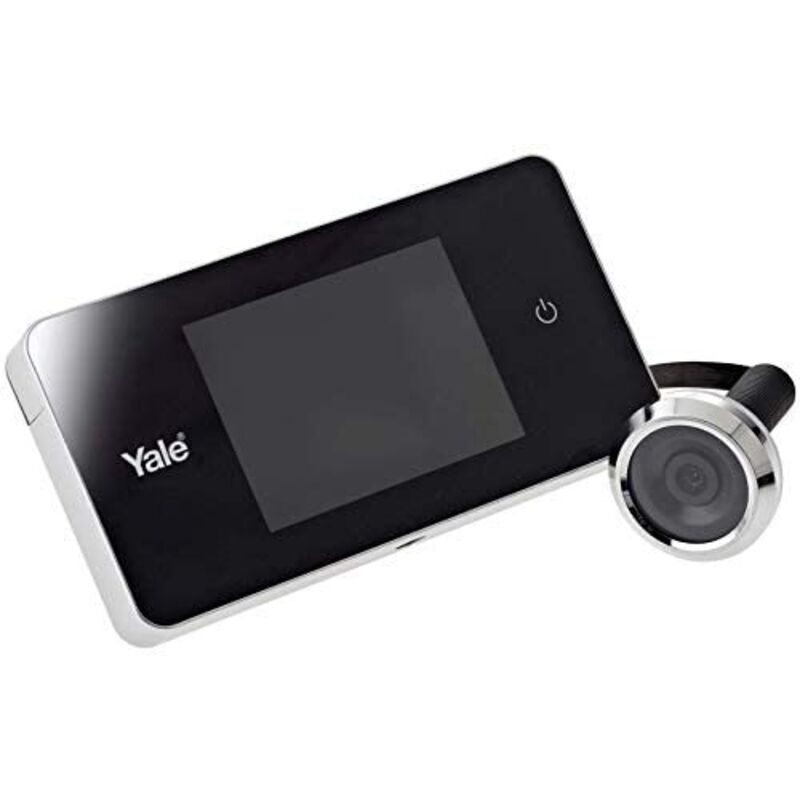 Yale - Standard Digitaler Türspion 500 - Live-Ansicht - Hochwertige Kamera - Silber