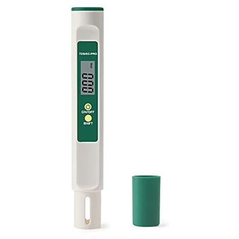 Digitaler Wassertester, TDS-Messgerät – ppm-Messgerät und Temperaturteststift, 3-in-1-Wasserqualitätstester