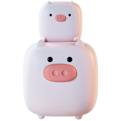 Digitaler Wecker mit Cartoon-Schwein, Nachtlicht und Schlummerfunktion, LED-Wecker für den Nachttisch