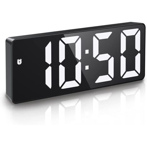 Digitaler Wecker mit LED-Anzeige und großem Display für Schlafzimmer